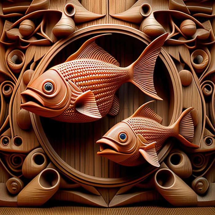3D модель Рыбные боты (STL)